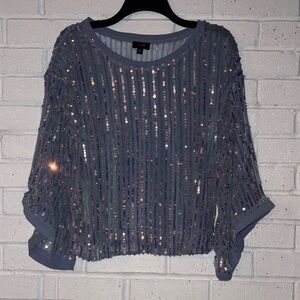Sequins flowy top